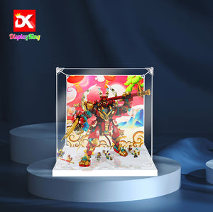 Display King - Acrylic  display case with screw for LEGO® Monkey king ultra Mech 80045