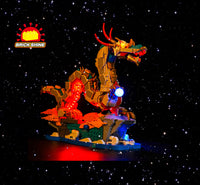 Brick Shine -  Light Kit for  LEGO® Auspicious Dragon 80112
