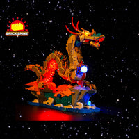 Brick Shine -  Light Kit for  LEGO® Auspicious Dragon 80112