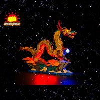 Brick Shine -  Light Kit for  LEGO® Auspicious Dragon 80112