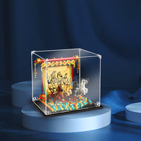 Display King -Acrylic display case with screw for LEGO® Galloping Horses Canvas 80119
