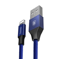 Baseus Yiven USB to Lightning Data Charging Cable for iPhone 1.2M -Navy
