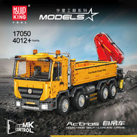 MOULD KING 17050 Actros Self-Loading Crane With Motor with 4012 Pieces
