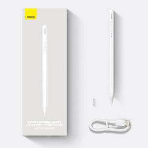 Baseus Smooth Writing 2 Series Stylus with LED Indicators-White