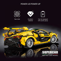 JIESTAR 91101 Yellow McLaren Sports Car With 3316 Pieces
