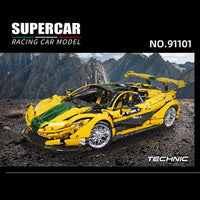 JIESTAR 91101 Yellow McLaren Sports Car With 3316 Pieces
