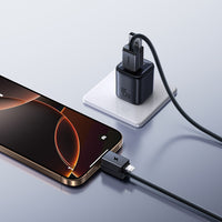 Baseus Versatile Two-for-Two Fast Charging Cable U+C to C+L 60W 1M for 15 / 16 / 17 Series
