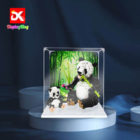 Display King -Acrylic display case with screw for LEGO® Wild Animals: Panda Family 31165
