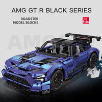 JIESTAR 92025 AMG GT R Black Series With Motor with 2539 Pieces
