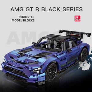 JIESTAR 92025 AMG GT R Black Series With Motor with 2539 Pieces