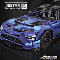 JIESTAR 92025 AMG GT R Black Series With Motor with 2539 Pieces
