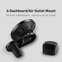 Baseus Big Energy Car Mount Wireless Charger For Dashboards and Air Outlets WXJN-01
