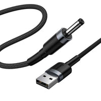 Baseus Cafule Cable USB to DC 3.5mm 2A 1m-Gray+Black
