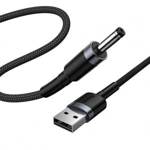 Baseus Cafule Cable USB to DC 3.5mm 2A 1m-Gray+Black