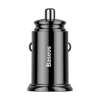 Baseus Circular Plastic A+C 30W PPS Car Charger-Black
