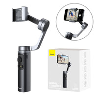 Baseus Control Smartphone Handheld Folding Gimbal Stabilizer-Dark Grey
