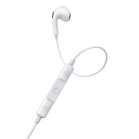 Baseus Earphones Encok H17 with Microphone 3.5mm Ports NGCR020002-White
