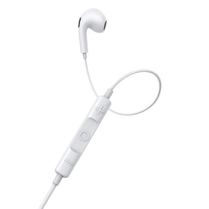 Baseus Earphones Encok H17 with Microphone 3.5mm Ports NGCR020002-White