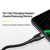 Baseus Flash Series One-for-two Fast Charging Data Cable Type-C to C+C 100W 1.5m