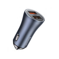 Baseus Golden Contactor Pro Dual Fast Charger Car Charger U+U 40W (CCJD-A0G)-Dark Gray
