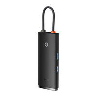 Baseus Lite Series 6-Port Type-C HUB Docking Station (Type-C to HDMI+USB3.02+PD+SD/TF)-Black