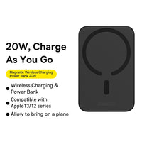 Baseus Magnetic Wireless Charging Power Bank 6000mAh 20W
