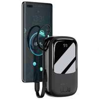 Baseus Qpow Digital Display Power Bank 20000mAh 22.5W with Type-C Cable (PPQD-I01)-Black