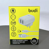 sky Budi AC339ATW 12W wall charger with USB-A to C combo
