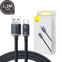 CW-FXP Baseus Crystal Shine Series Fast Charging Data Cable USB to Type-C 100W