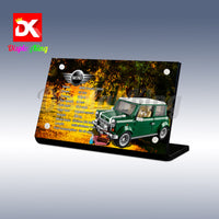 Display King - Acrylic display plaque for Lego mini Cooper 10242
