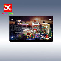 Display King - Acrylic display plaque for Lego Holiday Main Street 10308
