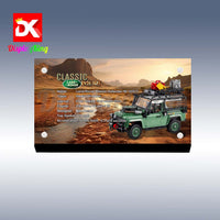 Display King - Acrylic display plaque for Lego Land Rover Classic Defender 90 10317
