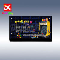 Display King - Acrylic display plaque for Lego PAC-MAN Arcade 10323
