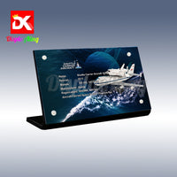 Display King - Acrylic display plaque for Lego shuttle Carrier 10360
