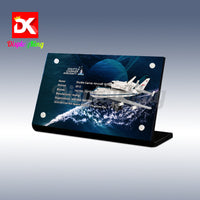 Display King - Acrylic display plaque for Lego shuttle Carrier 10360