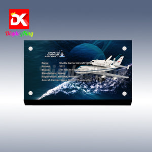 Display King - Acrylic display plaque for Lego shuttle Carrier 10360
