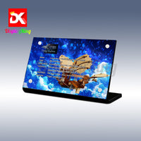 Display King - Acrylic display plaque for Lego Leonardo da Vinci's Flying Machine 10363
