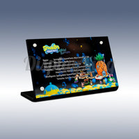 Display King - Acrylic display plaque for LEGO® SpongeBob SquarePants: Bikini Bottom 11386
