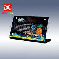Display King - Acrylic display plaque for LEGO® SpongeBob SquarePants: Bikini Bottom 11386
