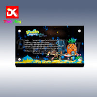 Display King - Acrylic display plaque for LEGO® SpongeBob SquarePants: Bikini Bottom 11386
