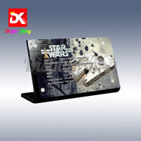 Display King - Acrylic display plaque for Lego Kenner Millenium Falcon 1978
