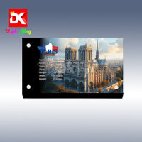 Display King - Acrylic display plaque for Lego Notre-Dame de Paris 21061
