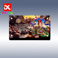 Display King - Acrylic display plaque for LEGO® Willy Wonka & the Chocolate Factory 21360
