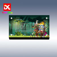 Display King - Acrylic display plaque for Lego Friendship Tree House 41703
