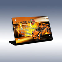 Display King - Display plaque for LEGO Technic Porsche 911 GT3 RS 42056
