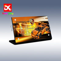 Display King - Display plaque for LEGO Technic Porsche 911 GT3 RS 42056

