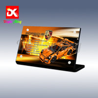 Display King - Display plaque for LEGO Technic Porsche 911 GT3 RS 42056
