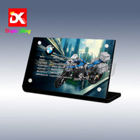 Display King - Acrylic display plaque for Lego BMW R 1200 GS Adventure 42063
