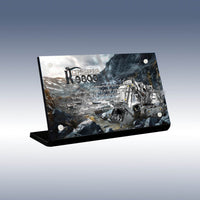 Display King - Display plaque for  Lego Liebherr R 9800 Excavator 42100