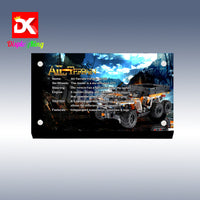Display King - Acrylic display plaque for Lego All-Terrain Vehicle 42139
